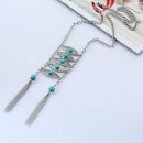 Fashion Women Crystal Collar Pendant Statement Bib Necklace Charm Chain