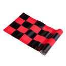 Backyard Putting Green Golf Training Aid Chequered Flag Solid Flag Red+Black