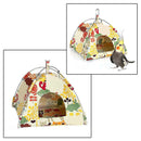 Bird Parrot Canvas Hammock Cage Snuggle Hut Tent Bed Bunk Hang Cave Hou YQF