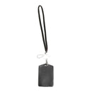 Black Rhinestone Bling Crystal Lanyard Sling Vertical Card ID Badge Holder  A
