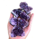 1PCS Natural Amethyst Geode Crystal Quartz Amethyst A4E4 I2X1 Specimen D7M9