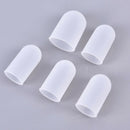 5Pcs/Set Portable White Kitchen Bathroom Cooking Cleaning Silicone Finger SS Hn