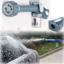 8 in 1 Garden Hose Nozzle Water Soap Dispenser Pump Spray Gun Car Washer