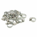 10pcs Adjustable Car Fuel Petrol Pipe Hose Clip Stainless Spring L6E2 Clamp D1W3