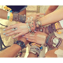 Friendship Bracelet Handmade Woven Rope String Hippy Boho Embroidery Bracelets S