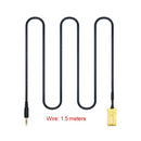 3.5MM Jack To ISO 6Pin Connector Aux Cable For Fiat Grande Punto Alfa RomeoP3C