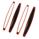 4 Pcs Carbon Fiber Car Accessories Door Scuff  Corner Protector Stickers & Tool