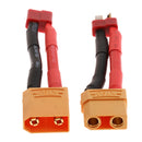 2 Piece Adapter Cable XT90 Socket On T-Plug Connector Accessory Set