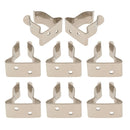 8x 304 Stainless Steel Marine Boat Hook Holder
