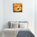 Cartoon Cat 5D DIY Full Round Drill Diamond Painting Mosaic Kit for Decor