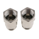 2 Pieces Stainless Steel M18*1.5mm O2 Oxygen Sensor Bung Extension Adapter