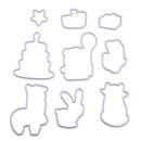 Birthday Silicone Clear Stamp+Metal Cutting Die Stencil DIY Scrapbook Decor