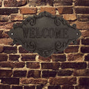 Welcome Decorative Plaques Creative Retro Shop Signs Cast Iron Country Cott