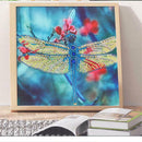 5D DIY Special Shaped Diamond Painting Dragonfly Cross Stitch Mosaic Kits