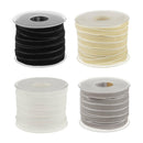 4x 20Yard 10mm Velvet Ribbon For Crafts Embellishments Wedding Decor Mixed