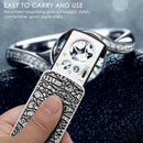 Portable Mini Multifunction 30X 60X 90X Pocket Magnifier with LED UV Light