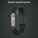 Q2 Ultrasonic Mosquito Repellent Watch Anti Pest Bug Drive Bracelet (Black)