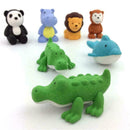 5Pcs Animal Rubber Creative Cartoon For School Favors Kids Office Party Chi J1P8