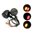 Motorcycle LED Black Brake Running Turn Signal Tail Light for Bobber Cafe