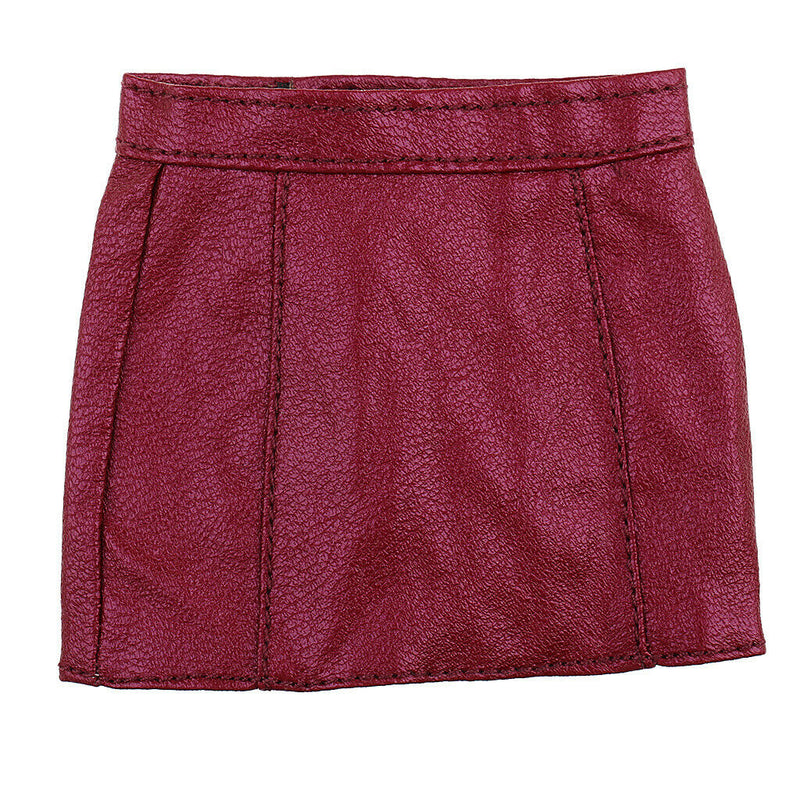 1/6 Girls PU Leather Skirt Skinny Leg Dress for 12''  Figures
