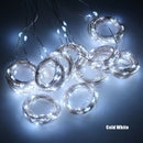 200 LED Fairy String Lights Garland Lamp with Remote (Hook White)