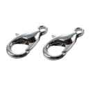 200X Lobster Clasp Close terminal necklace jewelry clasp 12x6mm X2Y8