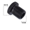 1/2-28 To 3/4-16 Threaded Adapter Automotive Oil Filter Steel Black Knurled C3c
