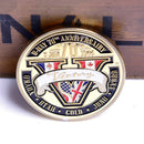 1pc Commemorative Acrylic Coin gift Normandy 70th Anniversary hot