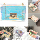 Transparent Stylish PVC Purse Clear Handbag Tote Fashion Shoulder Cross-body Bag