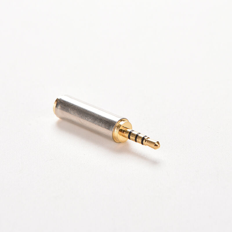 2.5mm Male to 3.5mm Female Stereo Mic Audio Earphone Jack Adapter ConverterBIES