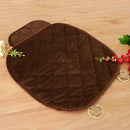 Non-slip Car Seat Cushion Protector Chair Mat Pad for Car Office Home Brown
