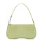 Solid Casual Zipper Handbags Tote Women Retro Alligator PU Shoulder Underarm Bag