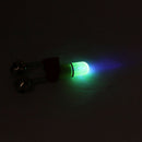 1pcs Night Fishing Rod Tip Blue Light Twin Bells Ring Fish Bait Alarm