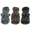 Coral Fleece Teddy Clothes Sloth Bear Dress up Costume Dog Hoodie Black