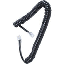 Replacement RJ9 4P4C Plug Coiled Stretchy Telephone Handsets Cable Line Bla R3P1