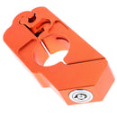 Orange Motorcycle Handlebar Bar Grip Brake Lever Lock Anit Theft Security