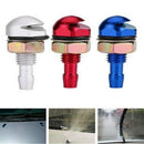 2Pcs Car Universal Windshield Automatic Wiper Water Jet Nozzle Black Y4K4