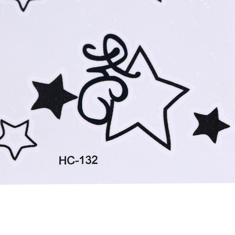 Cute Waterproof Star Arm Temporary Tattoo Stickers Body Art Removable Tatoo JwTO