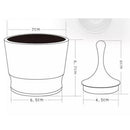 1pc Coffee Maker Aluminum Intelligent Dosing Ring Brewing Coffee Powder Bowl