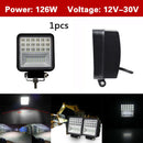126W Off Road Work Lamp LED Light Super Bright Driving Light