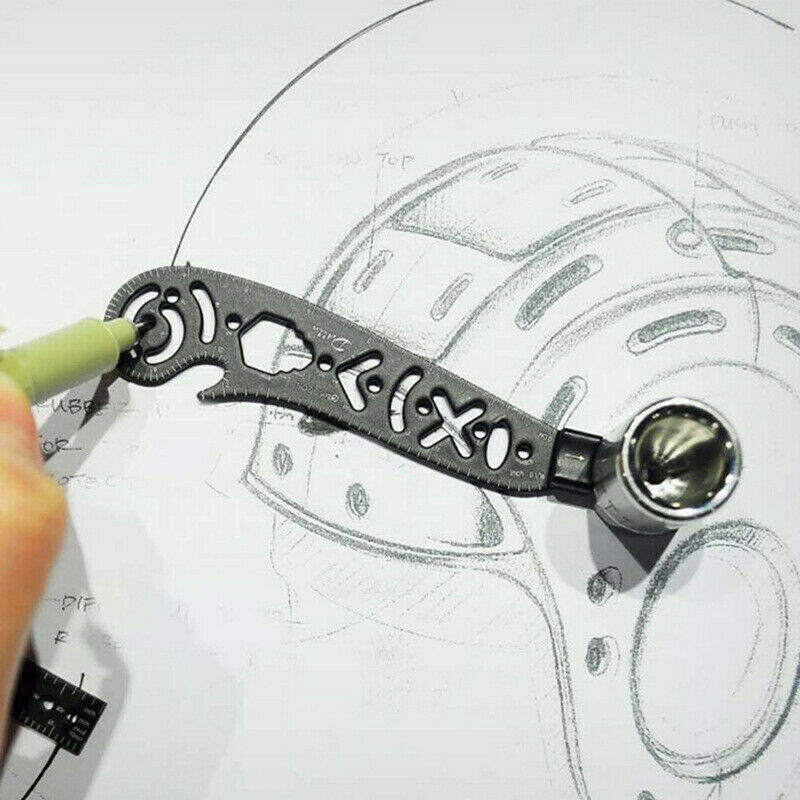 Magcon Ultimate Design Tool Mini Compass Protractor Combo-Circles Drawing To%!