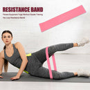 Fitness Yoga Workout Squats Training Hip Loop Resistance Bands (Pink 0.7)