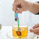 4 pcs Stainless Steel Dessert Spoons,Mermaid Spoon Hanging Coffee Spoon Tea