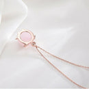 Powder Pig Necklace Pendant Female Girl Cute Gift Gift Straight Ornament