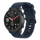 22mm Silicone Watchband Belt for Amazfit GTR 47mm/Pace/Stratos (Dark Blue) A