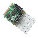 1 pcs Conver Expansion Card Desktop MINI PCI Express to 2 Interface SATA 3.0