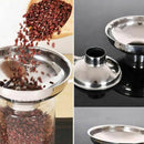 Stainless Steel Wide Mouth Funnel Canning Hopper Filter Food Pickles Jam Fu