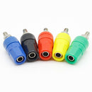 5Pcs M4X36 Pure Copper Terminal 4Mm Banana Jack Socket 20A Binding Post Ban