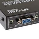 2Ports VGA Manual Sharing Switch Switcher Box Splitter Support widescreen