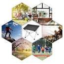 Portable Folding Camping Table Aluminum Desk Table Top Suitable for Outdoor